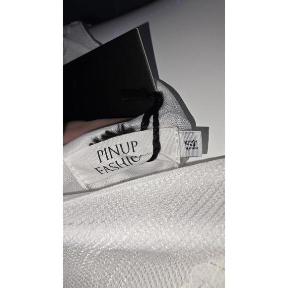 Pinup Fashion Women's Floral Lace Wedding Dress,3/4 Sleeve, Sz 14, Boho NWT - Picture 6 of 7